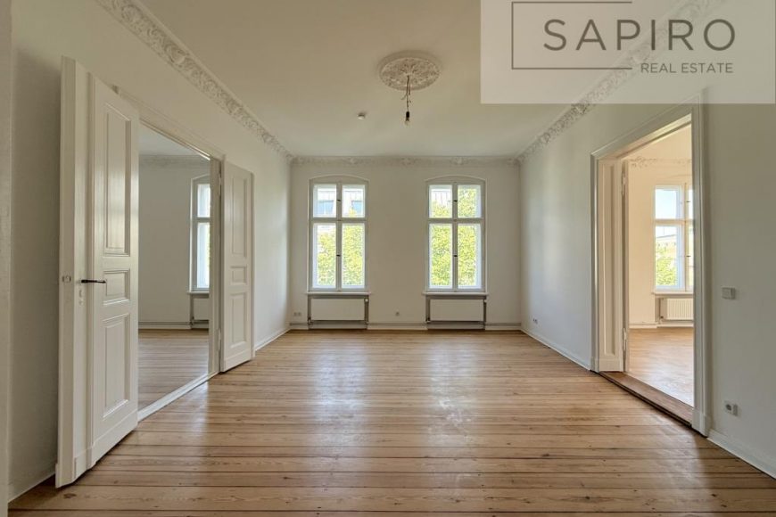 GROSSZÜGIGE 4-ZIMMER-STUCK-ALTBAUWOHNUNG IN BELIEBTER KIEZLAGE VON SCHÖNEBERG GROSSZÜGIGE 4-ZIMMER-STUCK-ALTBAUWOHNUNG IN BELIEBTER KIEZLAGE VON SCHÖNEBERG